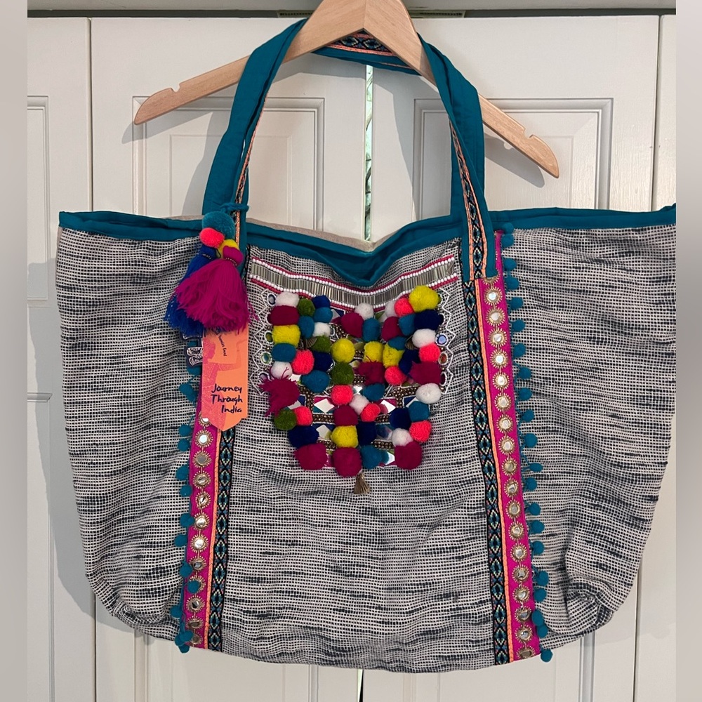 Colorful Beach bag - NEW with tags